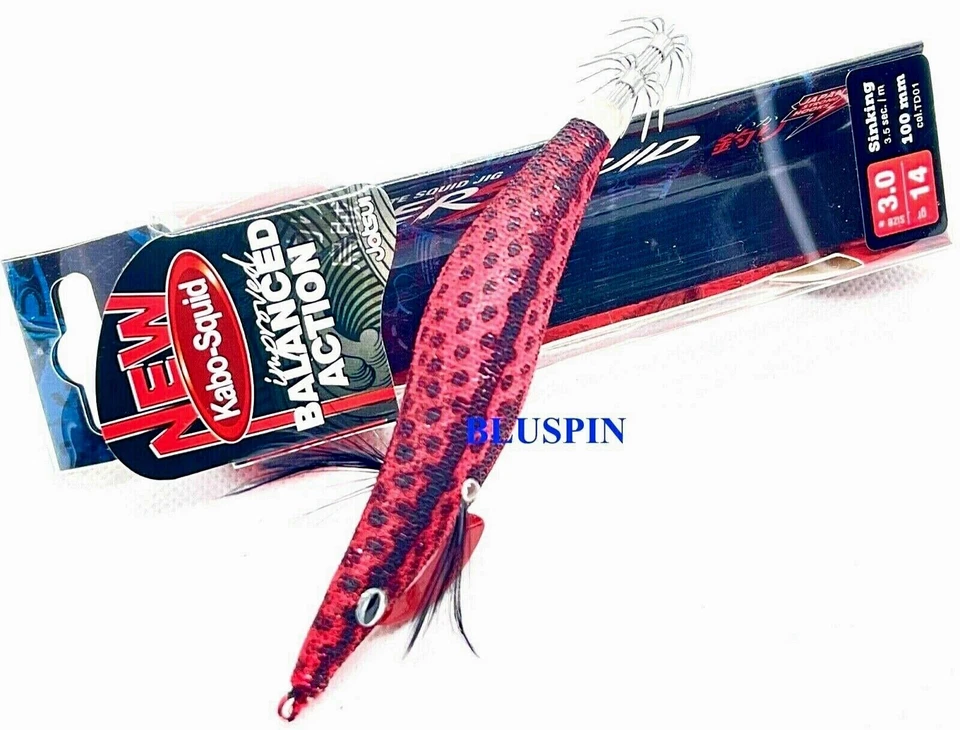NEW SEPPIARA JATSUI KABO KILLER SQUID BALANCED ACTION JIG EGI 3.0 14g COL: TD01