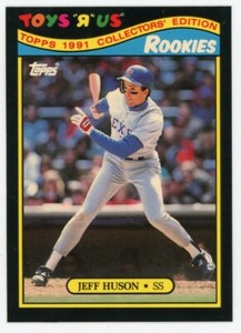 1991 TOPPS TOYS R US ROOKIES #12 OF 33 - JEFF HUSON - TEXAS RANGERS