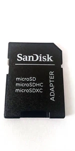 Speicherkarten Adapter von Micro SD auf SD - SanDisk - unbenutzt !!! - Bild 1 von 1