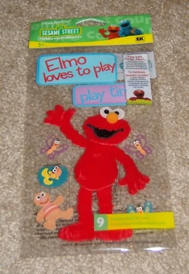 Pegatina dimensional EK Success Jolee's ~ Sesame Street Playtime Elmo Foto 1 de 2