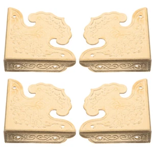 4 Stück Metall-Box-Eckenschutz, Kantenschutz, Schutz für Schmuck, - Bild 1 von 12