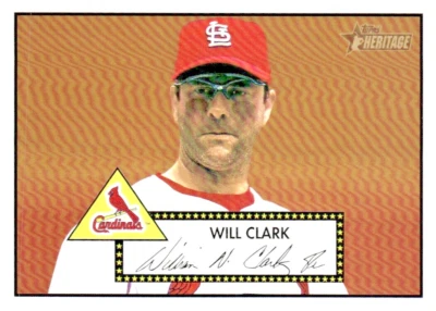 2001 Topps Heritage #237 Will Clark Card St Louis Cardinals Near Mint - Image 1 of 2