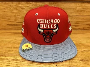 Just Don Snapback Chicago Bulls Hat Don C Chi-town Red/Blue - Picture 1 of 4