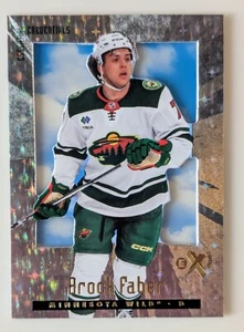 Brock Faber 2023-24 Upper Deck SkyBox E-X 2000 Essential Credentials Rookie /99 - Foto 1 di 2