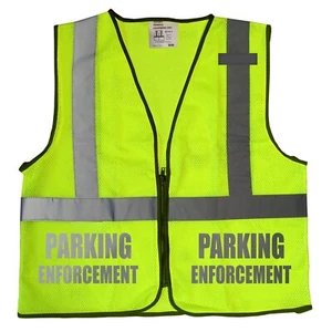 Parking Enforcement safety vest, REFLECTIVE design, High Visibility vest - Picture 1 of 4