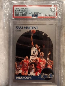 1990-91 NBA Hoops - Michael Jordan Wearing #12 Jersey #223 Sam Vincent, Michael - Picture 1 of 2