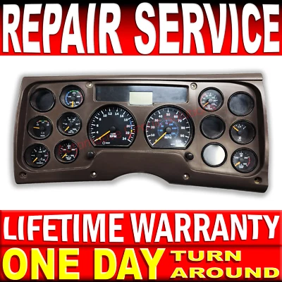 Cuadro medidor de instrumentos panel velocímetro camión MACK *SERVICIO DE REPARACIÓN* Foto 1 de 4