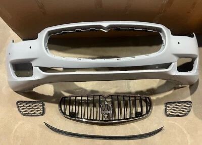 Juego de cubierta de parachoques delantero y rejilla inferior superior Maserati Quattroporte 2014-2016 nuevo Foto 1 de 4