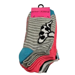 Betsey Johnson Low Cuts Ankle Socks 10 Pack Bow XOXO Women's Size 5-10 - Picture 1 of 4