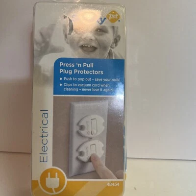 Safety 1st 24-Pack Press 'n Pull Electrical  Plug Protectors #48454 - image 1 of 4