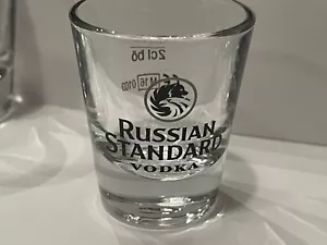 Russian Standard Vodka 6 x bicchiere/bicchieri, stamper, bicchiere da liquore, bicchiere da shot 2cl - Foto 1 di 5