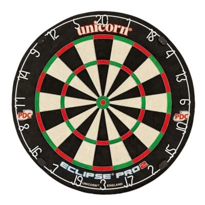 Unicorn Eclipse Pro2 Bristle Board | Dartscheibe Dartboard Professional Darts - Bild 1 von 2