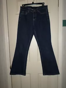Very Nice Womens Calvin Klein Size: 6 Blue Jean Flare Pants Great Condition! - Picture 1 of 5