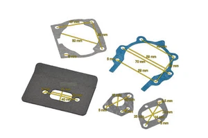Zylinder Dichtungen für BC52 Fuxtec Tarus Timberpro Timbertech Zipper Motorsense - Bild 1 von 2