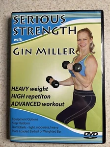 Gin Miller Serious Strength Exercise Workout DVD Like New - Picture 1 of 2