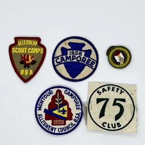 Vintage Boy Scouts Patches 1950s Camporee Allegheny Montour Pennsylvania Lot 5 - Picture 1 of 3