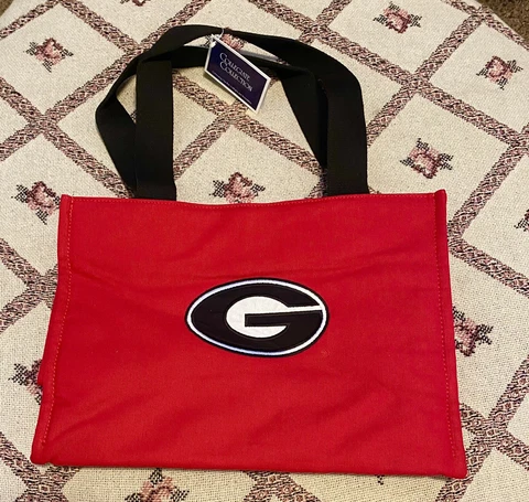 NWT Georgia Bulldogs Women’s Ladies Canvas Hand Bag Purse Cover