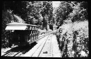 Magic Lantern Slide FERROCARRIL DE MONTAÑA Nº27 C1920 FOTO SUIZA? CANADÁ? - Imagen 1 de 2