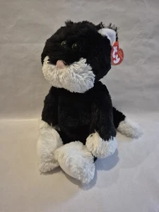 RARE 2017 Ty Attic Treasures - Bessie Black Cat - 13" Soft Toy Imperfect Tags - Picture 1 of 8