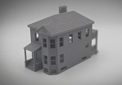 HO Scale Two-Story House - Image 1 of 4