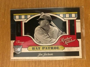 2019 Panini Leather & Lumber Bat Patrol Joe Jackson Chicago - Bild 1 von 1