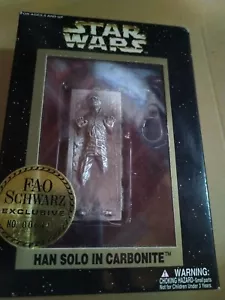 Star Wars Han Solo in Carbonite Keychain Clip FAO Schwarz Exclusive #00465 T16 - Picture 1 of 1