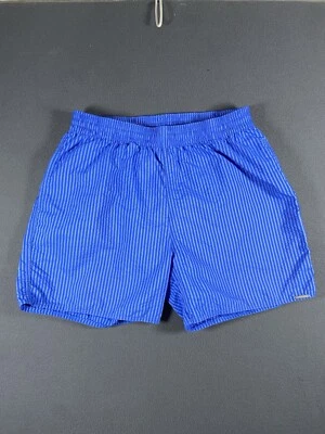 Bañador Sauvage Para Hombres XL Azul Rayas Forrado California Hecho en EE. UU. Pantalones Cortos Foto 1 de 4
