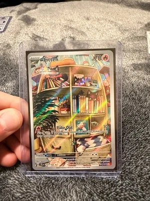 Pokémon Litten 167/162 SV05: Temporal Forces Holo - Image 1 of 2
