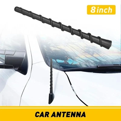 8" Rubber Mast Antenna for Silverado Chevy 1500 2500 3500 & GMC Sierra / Denali - Imagem 1 de 4