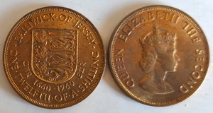 Trikot 1/12 Shilling 1960 Queen Elizabeth Commemorative UNC - Bild 1 von 1