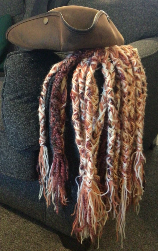 Hecho a mano capitán jack sombrero pirata disfraz vintage Foto 1 de 3