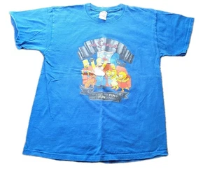 Camiseta Simpson Vintage We Put The FUN in DysFUNCIONAL Family Adulto Talla L Azul - Imagen 1 de 11