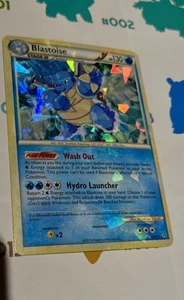 Blastoise (HGSS Unleashed) 13/95 Cracked Ice Holo BLEED Error (2010) NM 👀 - Picture 1 of 10