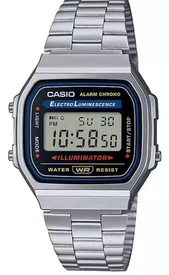 Orologio digitale unisex Casio Casio Vintage A168WA-1YES - Immagine 1 di 4