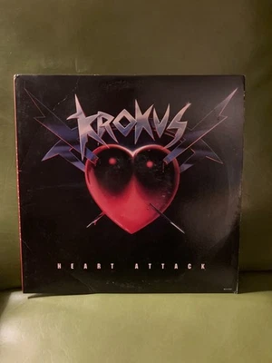 KROKUS - HEART ATTACK VINYL LP 1988 MCA Records VG - Image 1 of 3