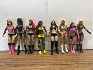 WWE AJ, Page, Naomi,Kelly,Sky, Layla, Mccool, Eva Marie Action Figures lot Rare! - Picture 1 of 4