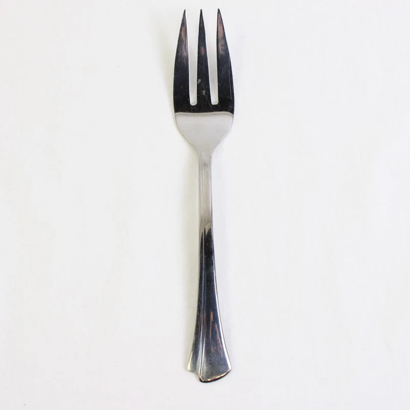 A Reed & Barton Select East Hampton Pattern Serving Fork Stainless 8.75 Inches - Image 1 of 4