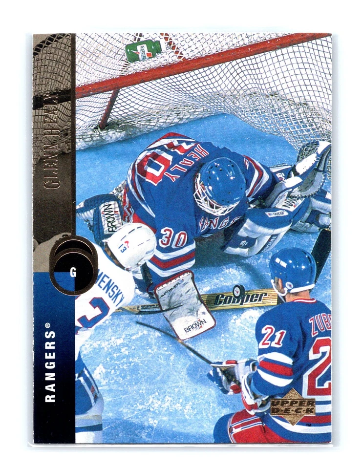 1994-95 Upper Deck Hockey #455 Glenn Healy New York Rangers - Image 1 of 2