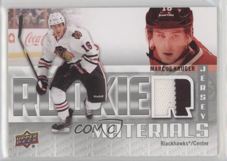 2011-12 Upper Deck Rookie Materials Marcus Kruger #RM-MK RC - Image 1 of 2