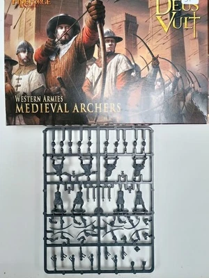 Fireforge Games Medieval Archer 28mm miniaturas SPRUES Deus Vult, Warhammer Foto 1 de 2