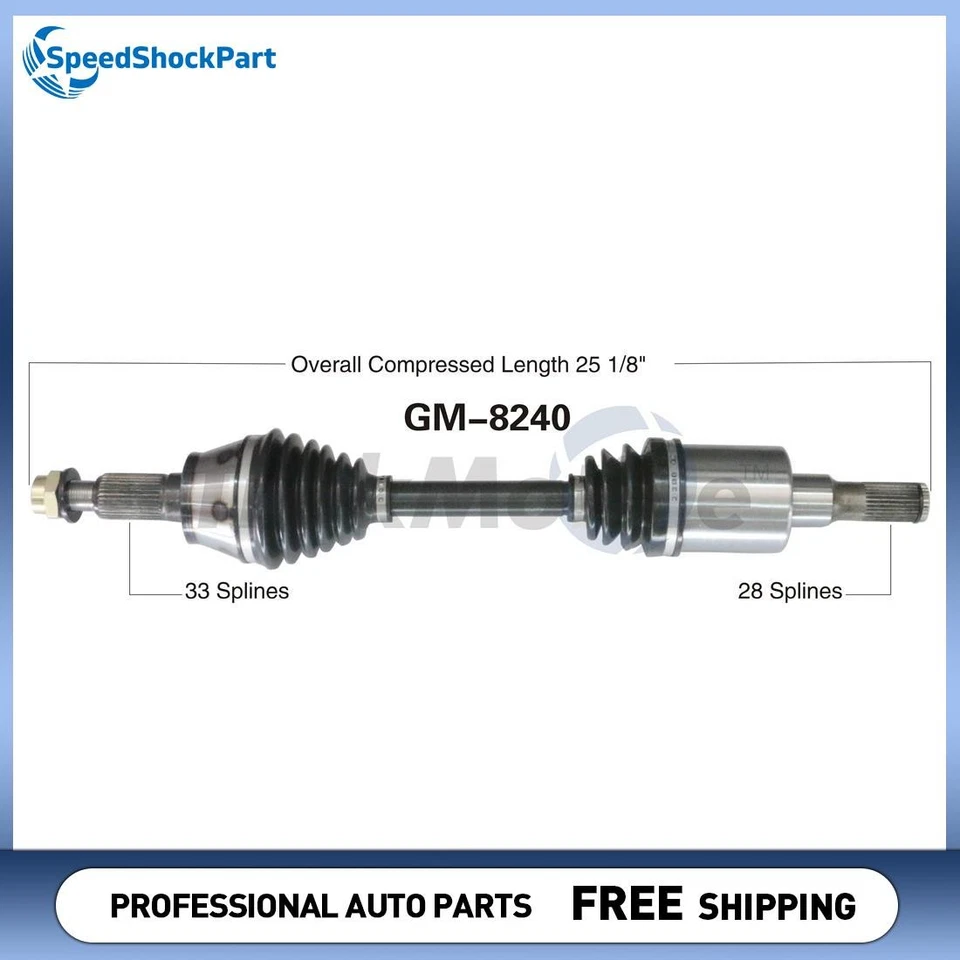 Front Right CV Axle Shaft for Hummer H3 3.7L 2007 2008 2009 2010 - Image 1 of 1