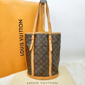 Borsa a tracolla Louisvuitton secchiello GM monogramma borsa tote bag M42236 dal Giappone - Foto 1 di 12
