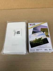 HP 100 count Q1988-60018 & LD Products 100 Sheets 4X6 Premium Photo Paper - Bild 1 von 10