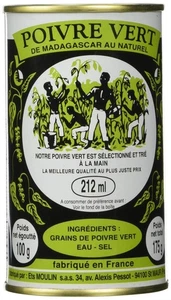 Madagascar Green Peppercorns in Brine - Pack of 4 3.52 Ounce (Pack 4) - Picture 1 of 1