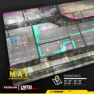 Unit - 9 Shopping Mall - Carpet Game Multi-Format - Wargame Surface Premium - Picture 1 of 1