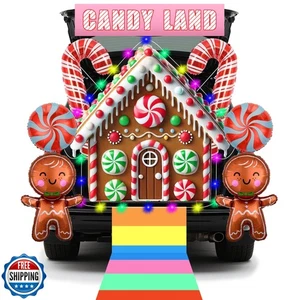 Candy Land Trunk or Treat Car Decorations Kit, Candyland Trunk or Treat Decor - Picture 1 of 5