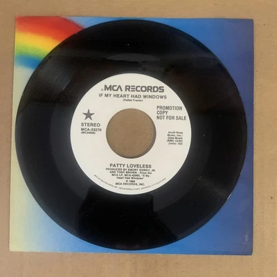 Patty Loveless, 45 rpm, Promo, VG+, If My Heart Had Windows, MCA-53270 Foto 1 de 2