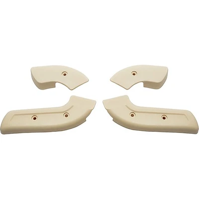 Mustang/Cougar 1968-70; cubiertas de bisagra de asiento; juego de 4 piezas; neutro Foto 1 de 2