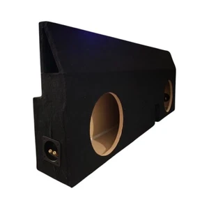 Toyota Tacoma Double Cab Crew Cab 2005-2023 Dual 10” Ported Subwoofer Enclosure - Picture 1 of 7