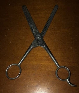 Vintage Hot Drop Forged Steel Italy Thinning Shears Scissors Working Condition - Picture 1 of 2